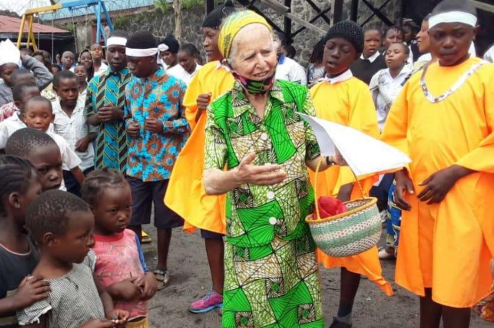 Antonina Lo Schiavo, missionaria laica in Africa, a Goma - A.L.S.