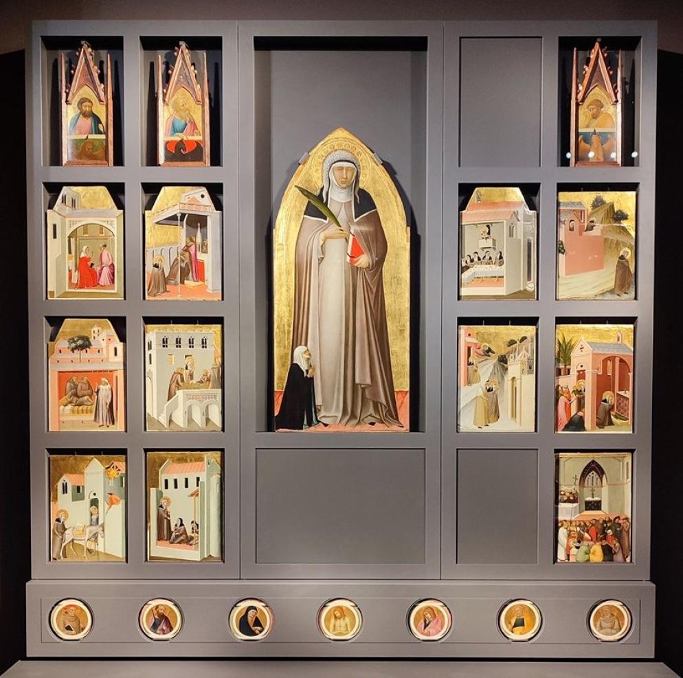 Pietro Lorenzetti, polittico della Beata Umiltà, 1335-1340 circa - Gallerie degli Uffizi