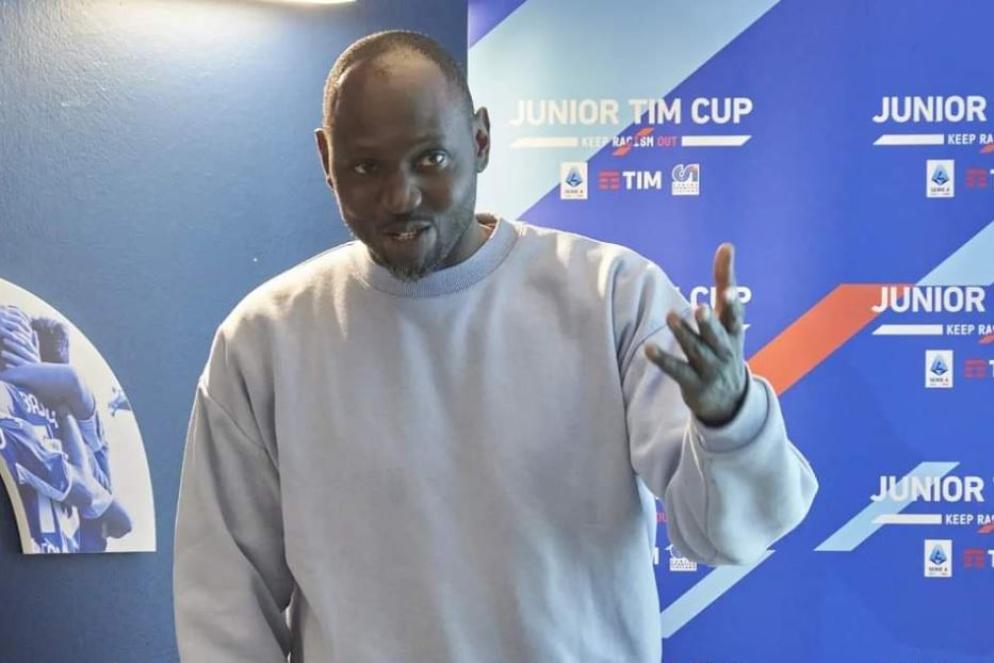 L'ex portiere Omar Daffe, responsabile antirazzismo della Lega Serie A