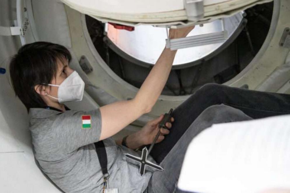 L’astronauta Samantha Cristoforetti durante i preparativi per la missione della “Freedom” - Esa/James Blair