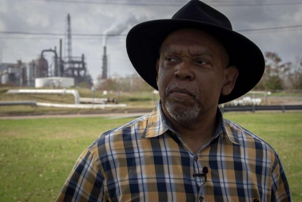 L'attivista John Beard, fondatore del Port Arthur Community Action Network - Carlo Dojimi di Delupis
