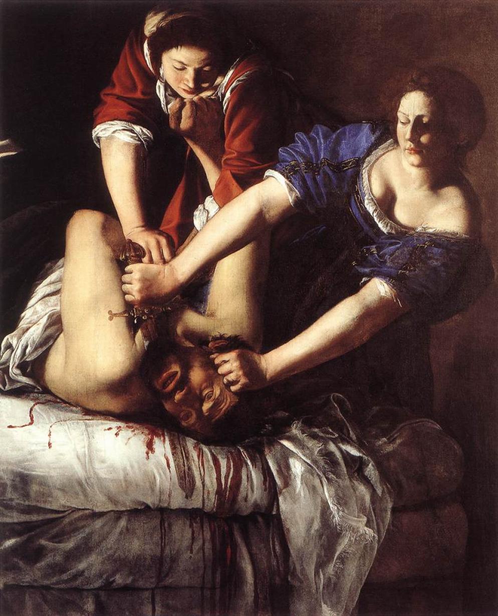 Artemisia Gentileschi, "Giuditta decapita Oloferne" (Napoli, Museo di Capodimonte)