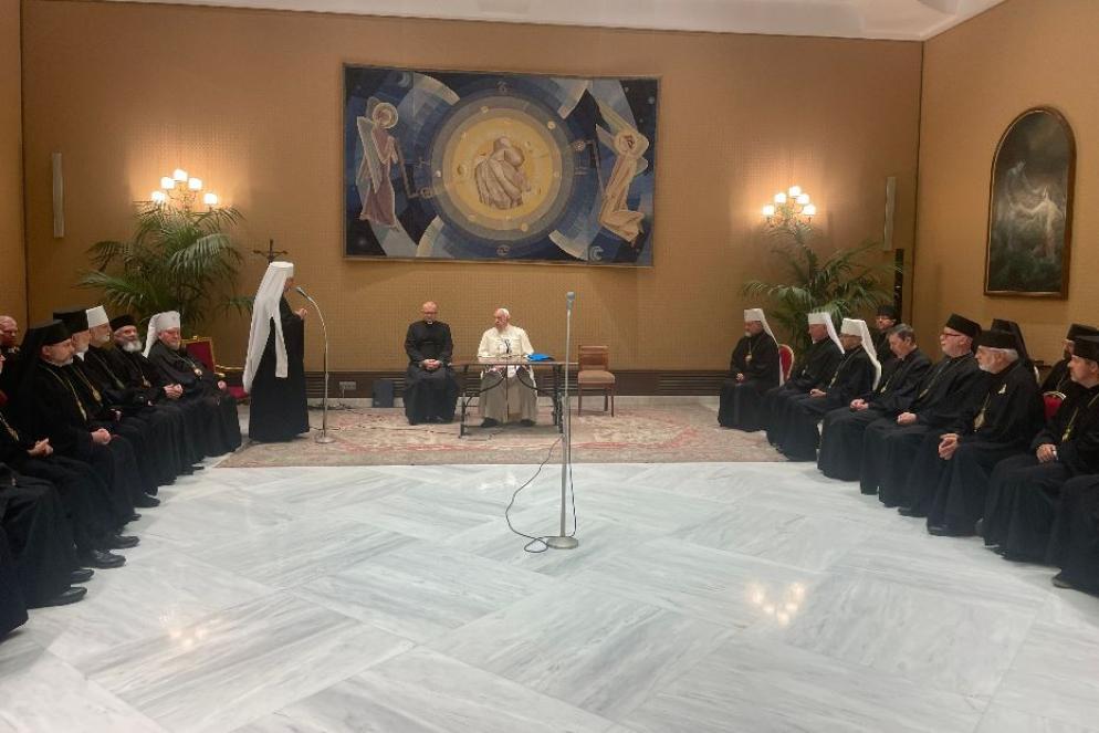 L'udienza di papa Francesco ai vescovi della Chiesa greco-cattolica ucraina - ugcc.ua