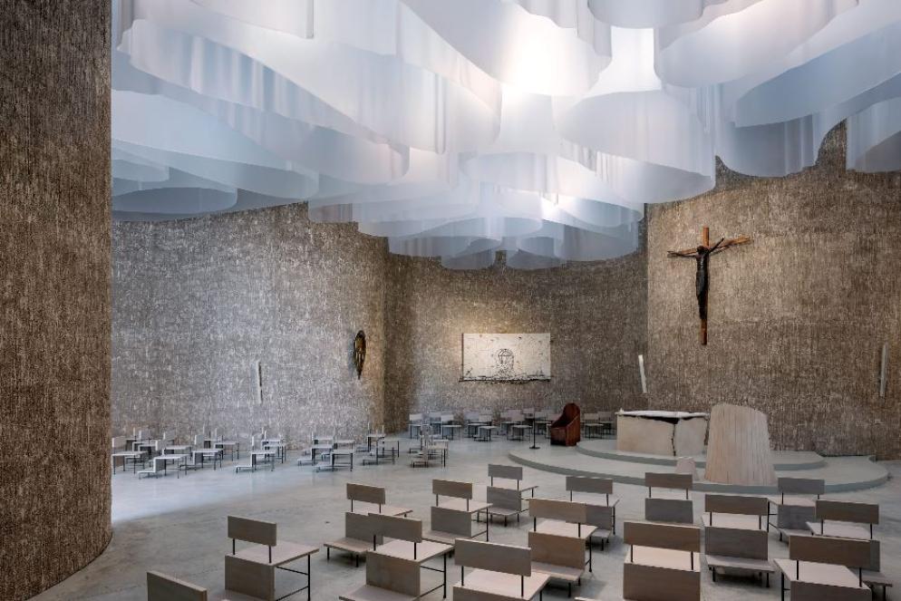 Mario Cucinella, chiesa del complesso parrocchiale di Santa Maria Goretti a Mormanno (Cosenza, Italia) - Duccio Malagamba