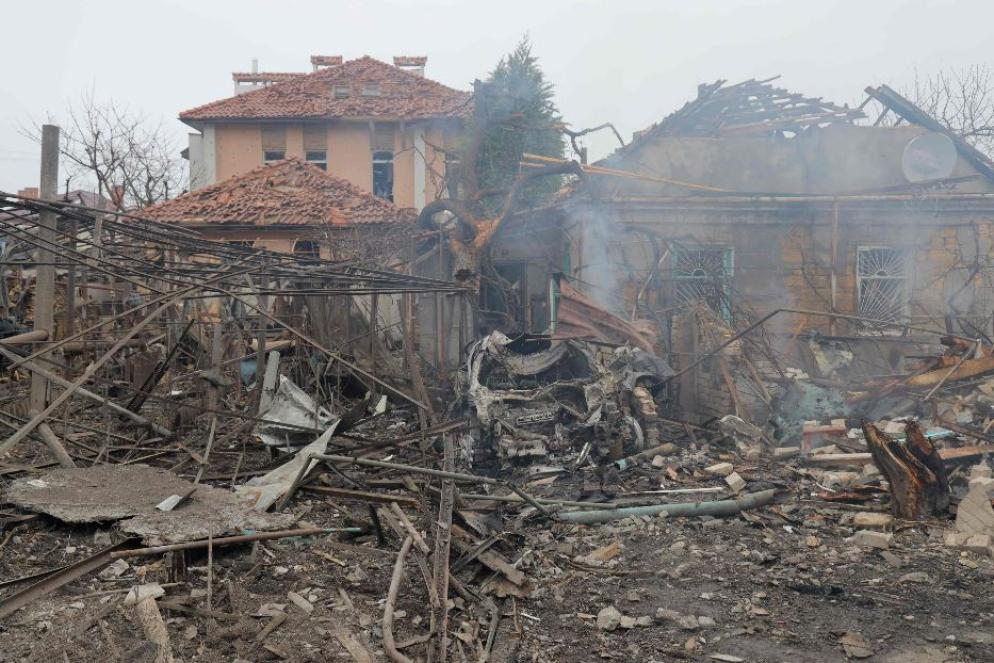Il bombardamento russo di Odessa che ha causato 20 morti - Ansa