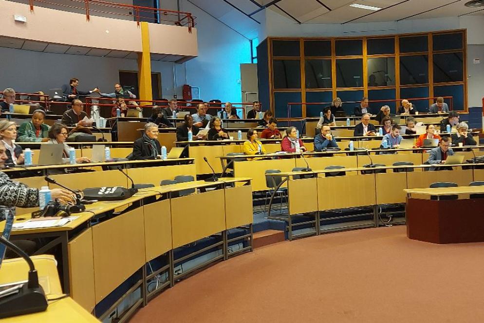 La sala nella quale si sono svolti gli Incontri di Lourdes - .
