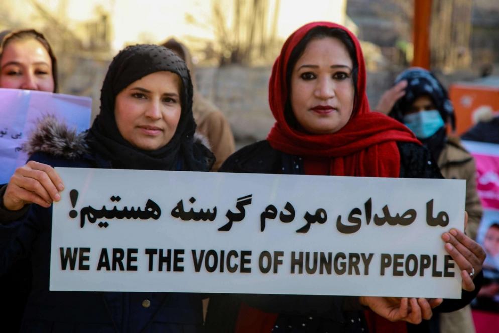 La protesta delle donne a Kabul - Ansa