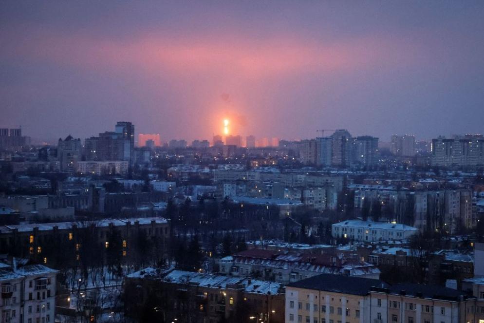 L'arrivo di un missile russo a Kiev nell'ultima settimana - Reuters