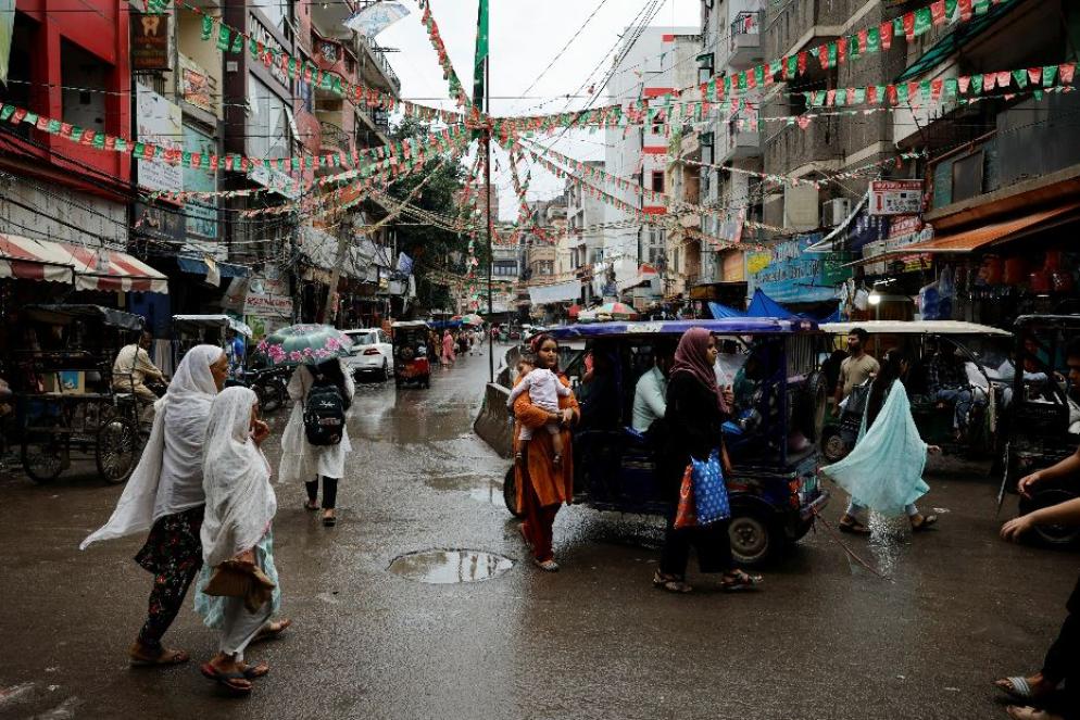 Un quartiere a New Delhi abitato prevalentemente da musulmani - REUTERS