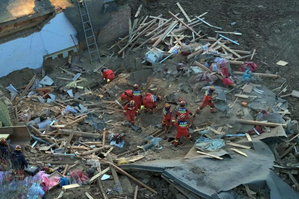 Sono almeno 118 le vittime del sisma che ha colpito la Cina - ANSA