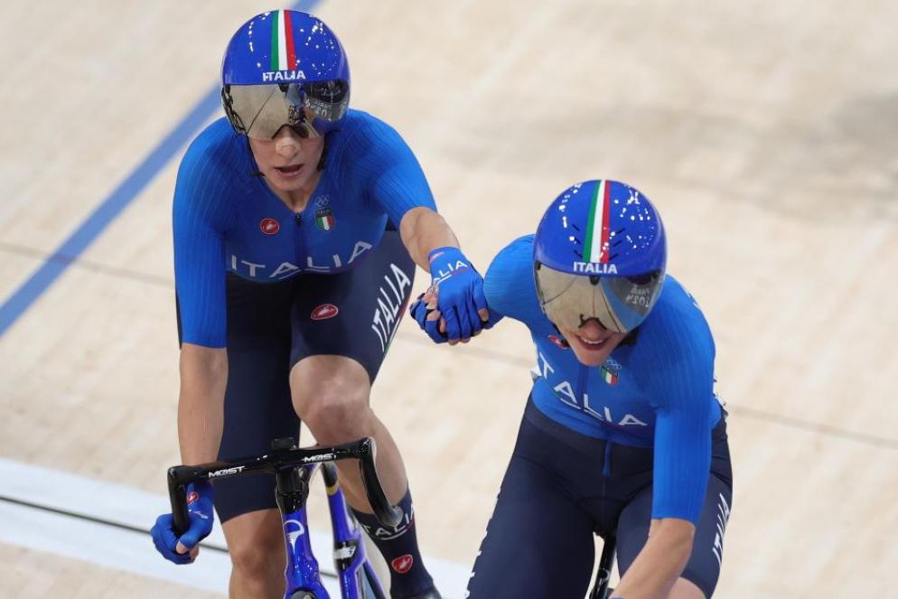 Chiara Consonni e Vittoria Guazzini - Epa/Martin Divisek