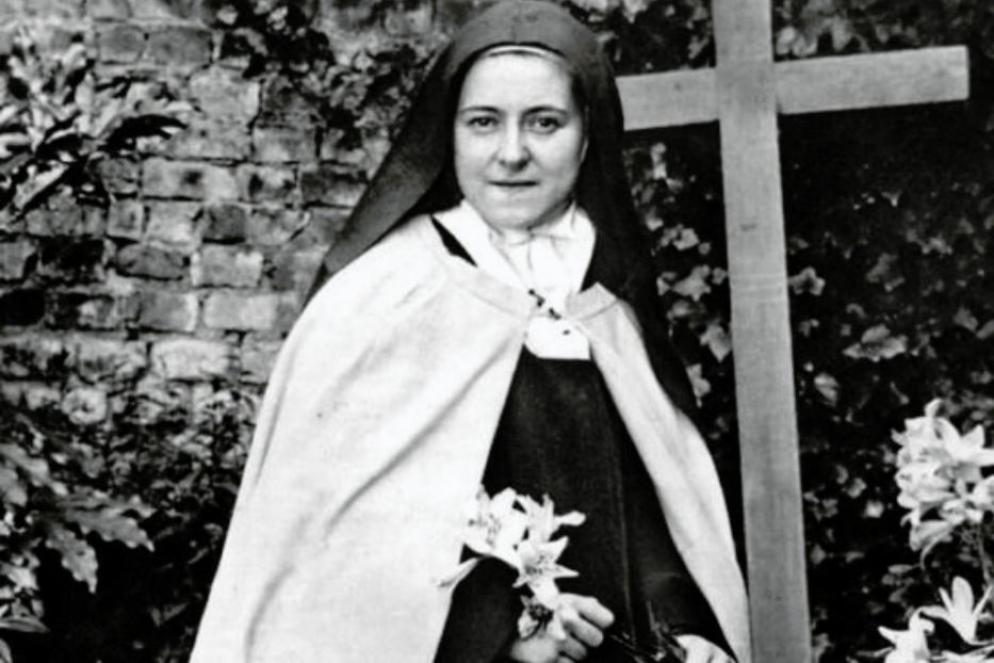 Un'immagine di santa Teresina di Gesù, detta di Lisieux, (1873-1897) - .