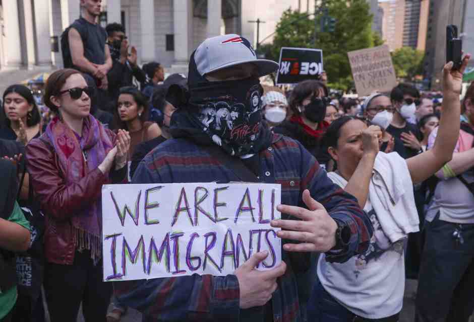 Le proteste a Los Angeles Foto Ansa