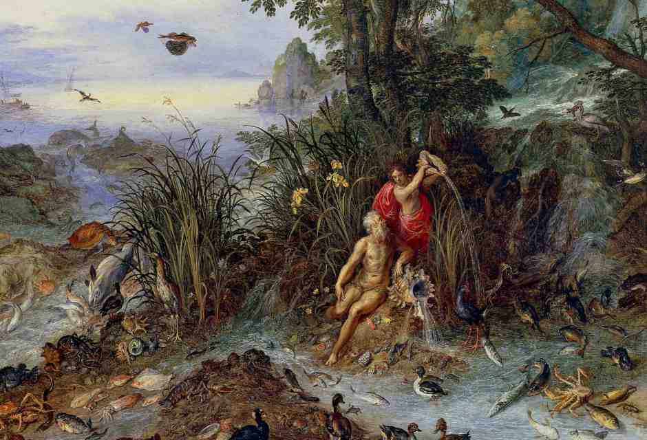Un dettaglio di Allegoria dell&rsquo;acqua di Jan Brueghel il Vecchio, Pinacoteca Ambrosiana<br />&nbsp;<br />