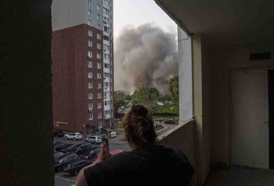 Foto di Evgeniy Maloletka per AP Photo, via LaPresse<br />