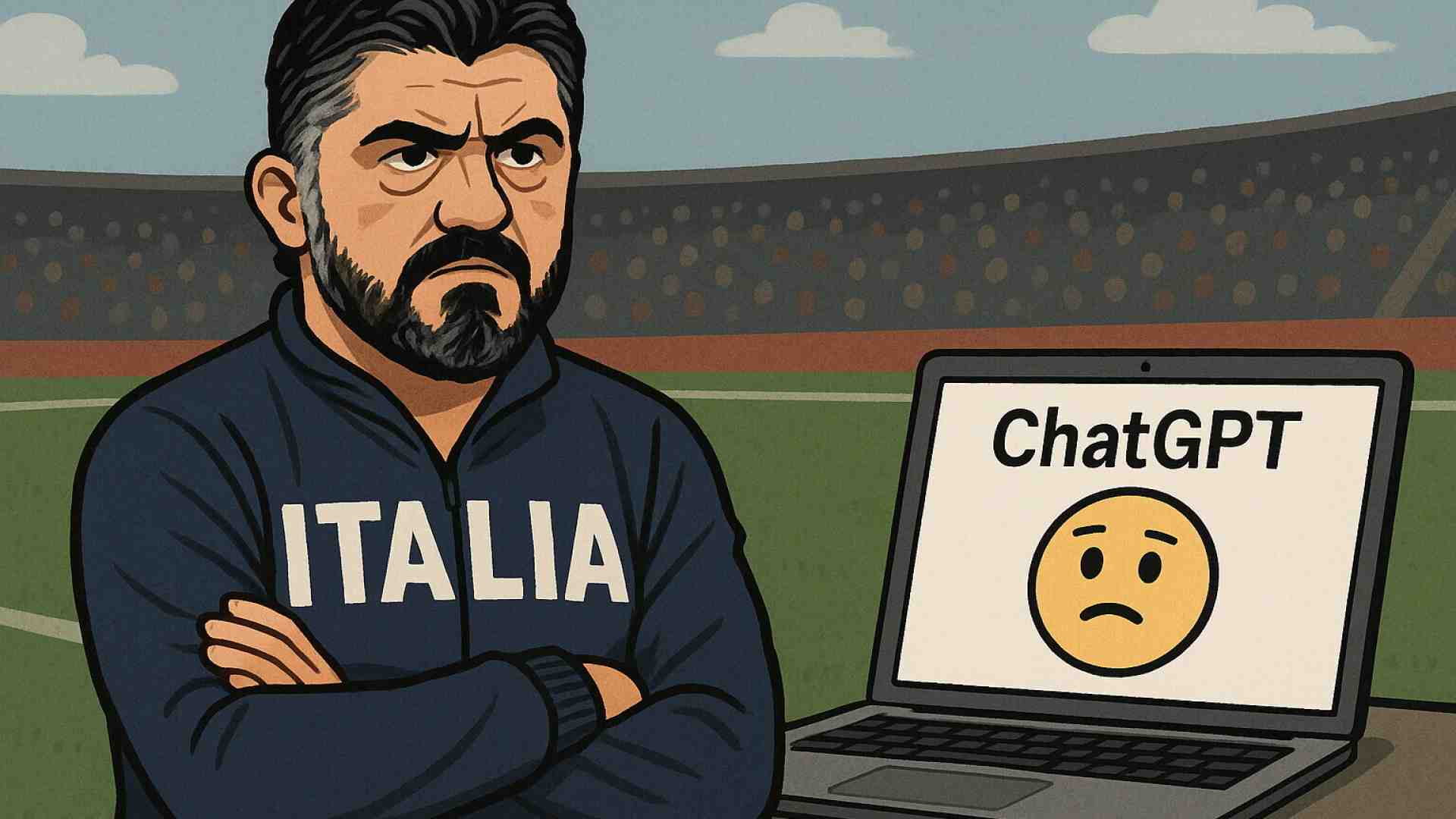 Immagine di Nemmeno l’AI trova motivi razionali per scegliere Gattuso come CT della Nazionale
