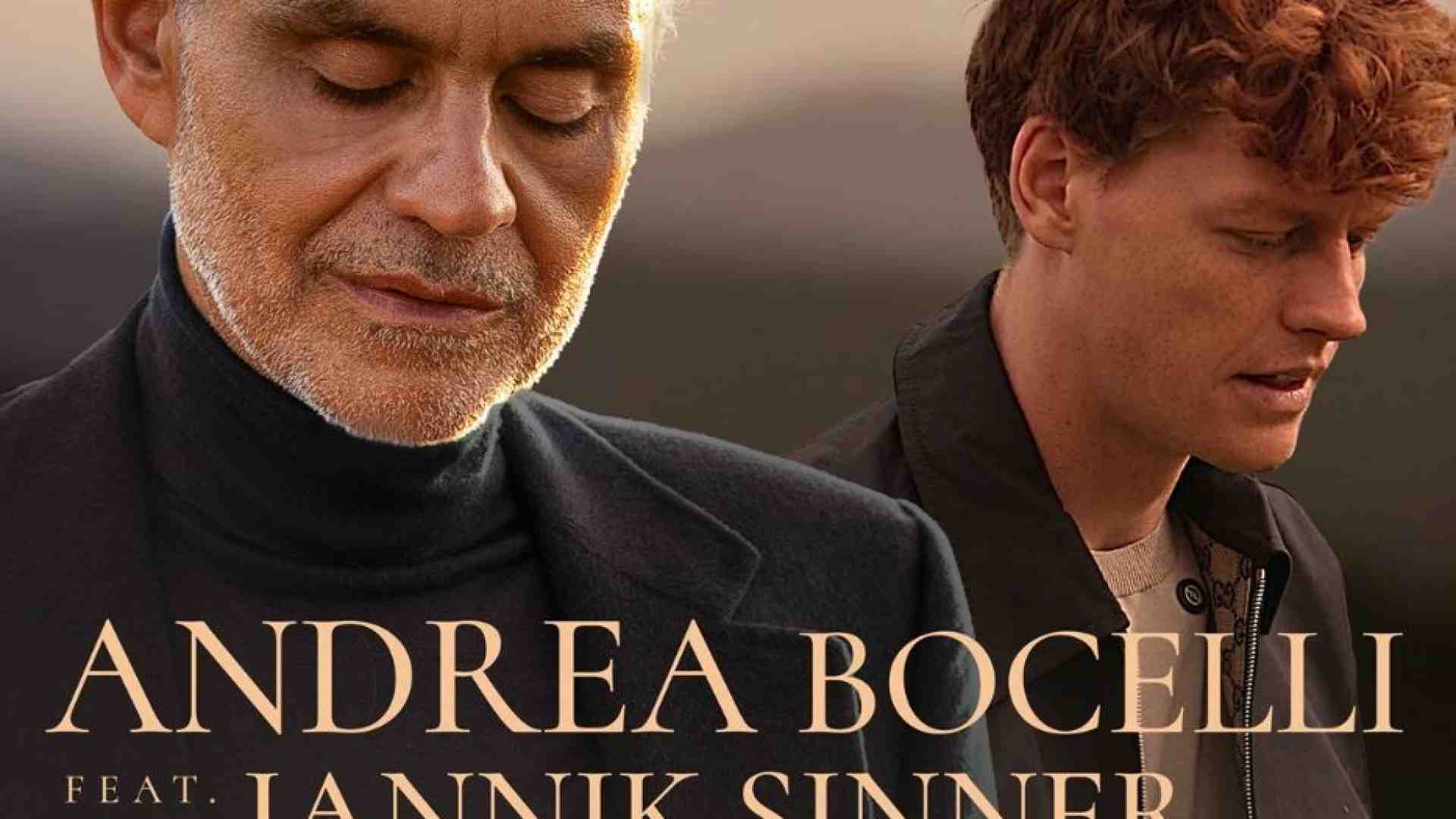 Immagine di Bocelli e Sinner in un duetto inedito tra voce e racconto
