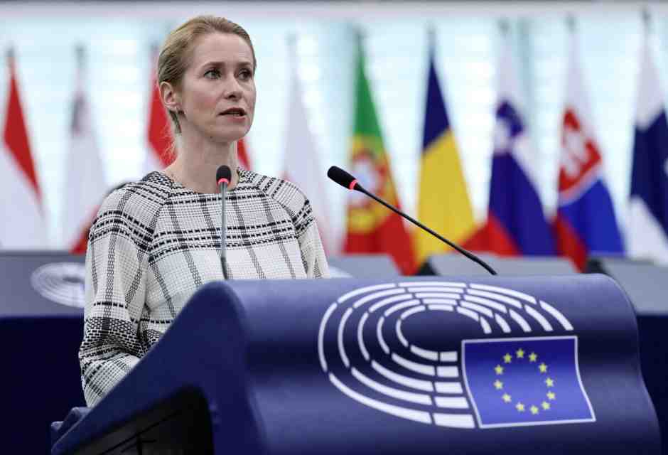 L&rsquo;Alto rappresentante per la politica estera Kaja Kallas (foto ANSA)