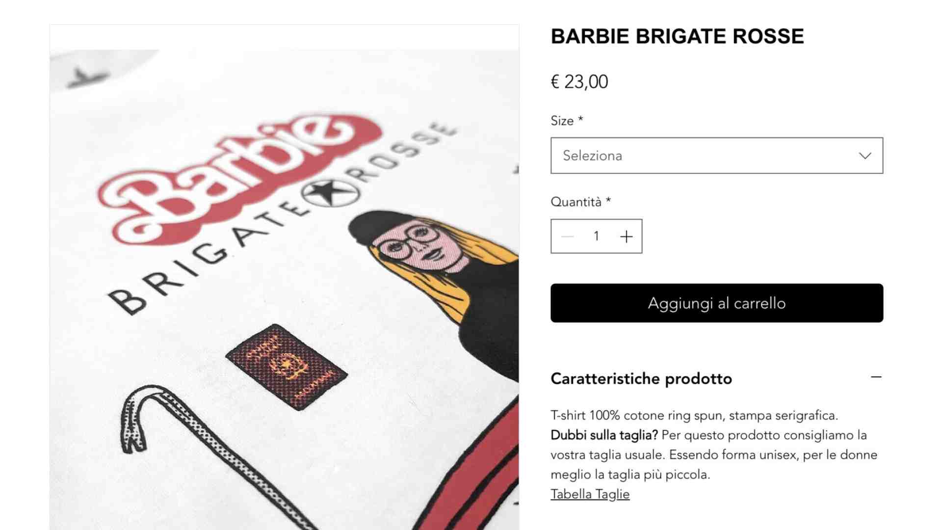 Immagine di Una t-shirt spiritosa e il diritto a giocare con i simboli del passato