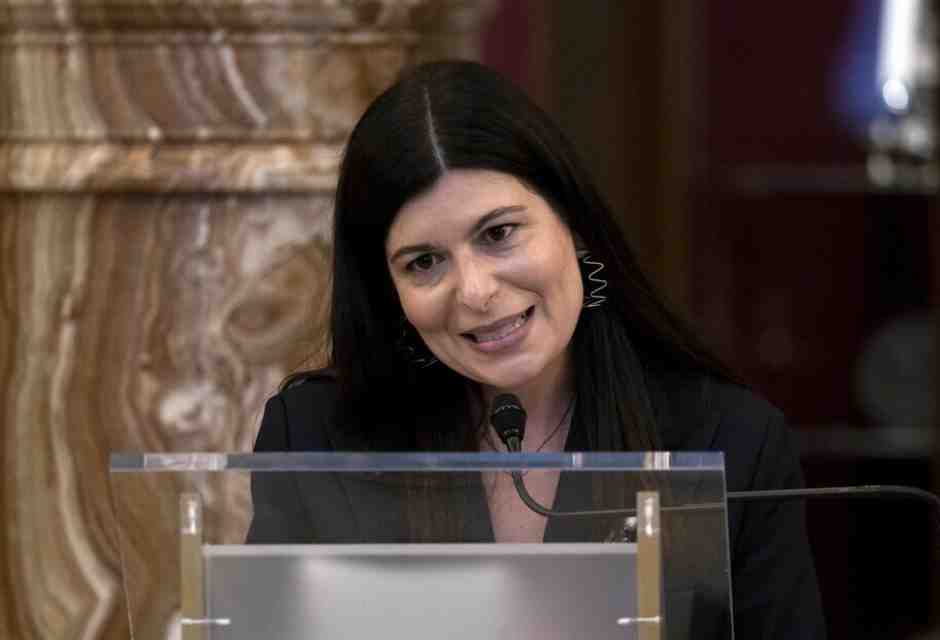 Chiara Colosimo, presidente della Commissione parlamentare antimafia (Ansa)