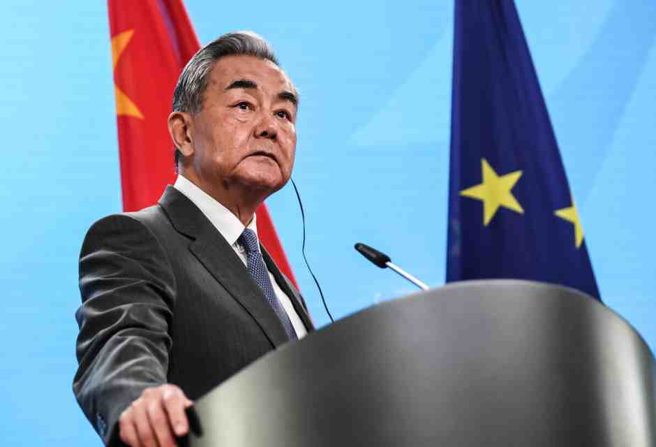 Il ministro degli Esteri cinesi Wang Yi (foto ANSA)