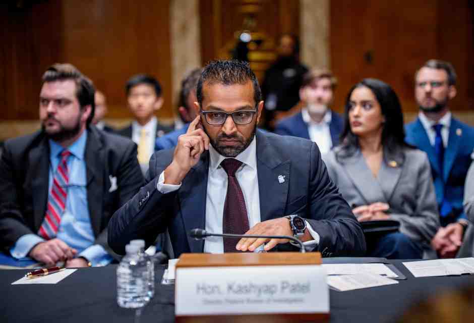 Kash Patel, direttore dell&rsquo;Fbi (foto Getty)