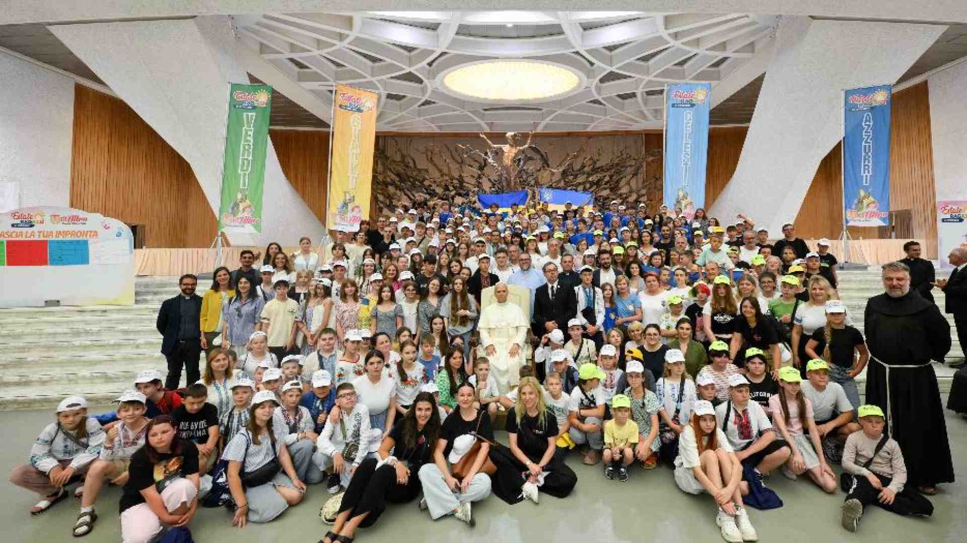 Immagine di Il Papa risponde a una mamma: i bambini hanno diritto alla pace
