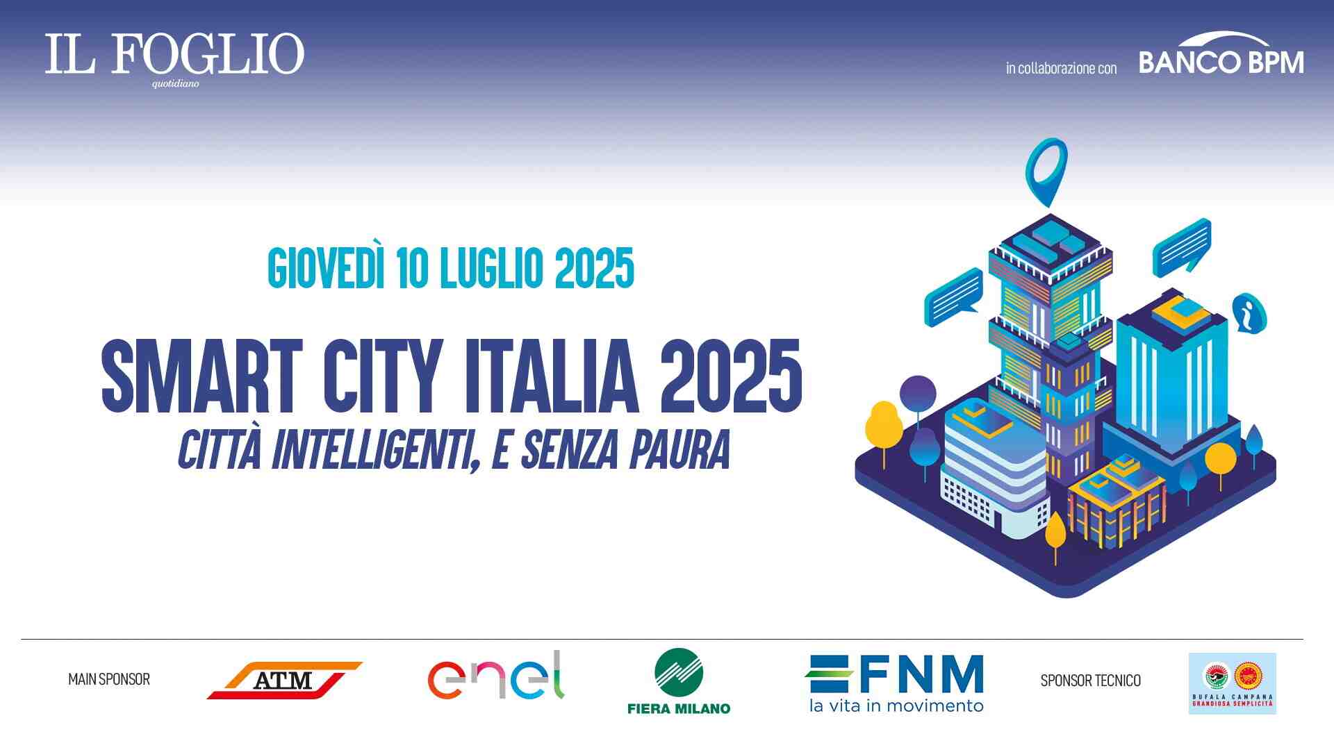 Immagine di Smart City Italia 2025. Città intelligenti e senza paura
