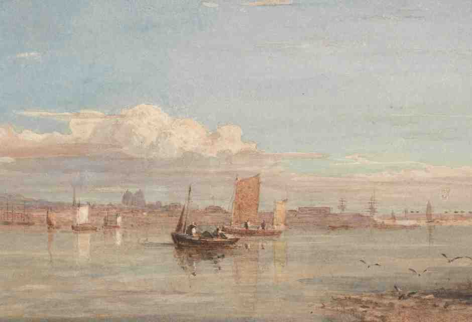 David Cox, "Greenwich Hospital" (Wikimedia Commons)