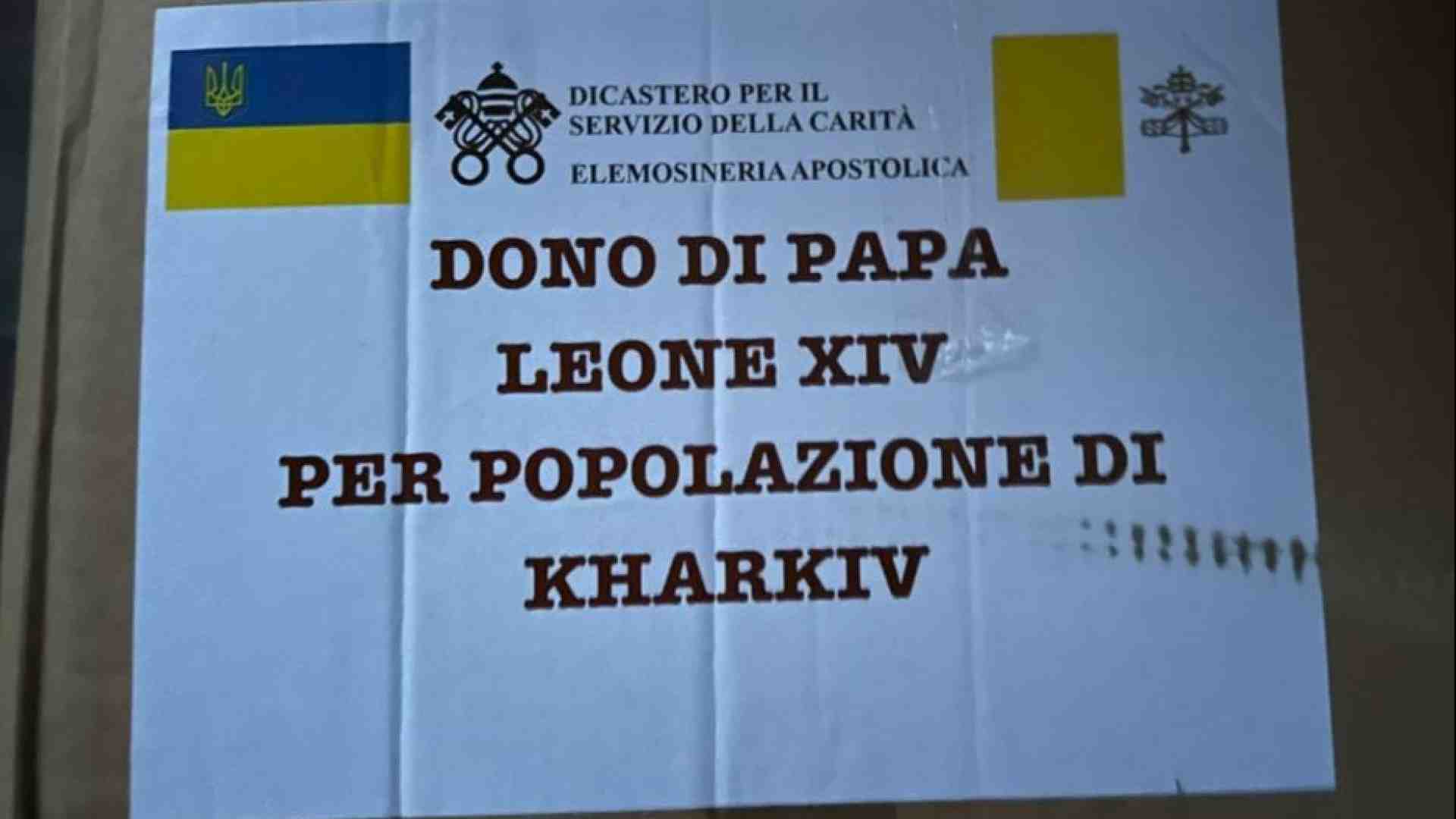 Immagine di Nei villaggi sul fronte i primi aiuti umanitari di Leone XIV