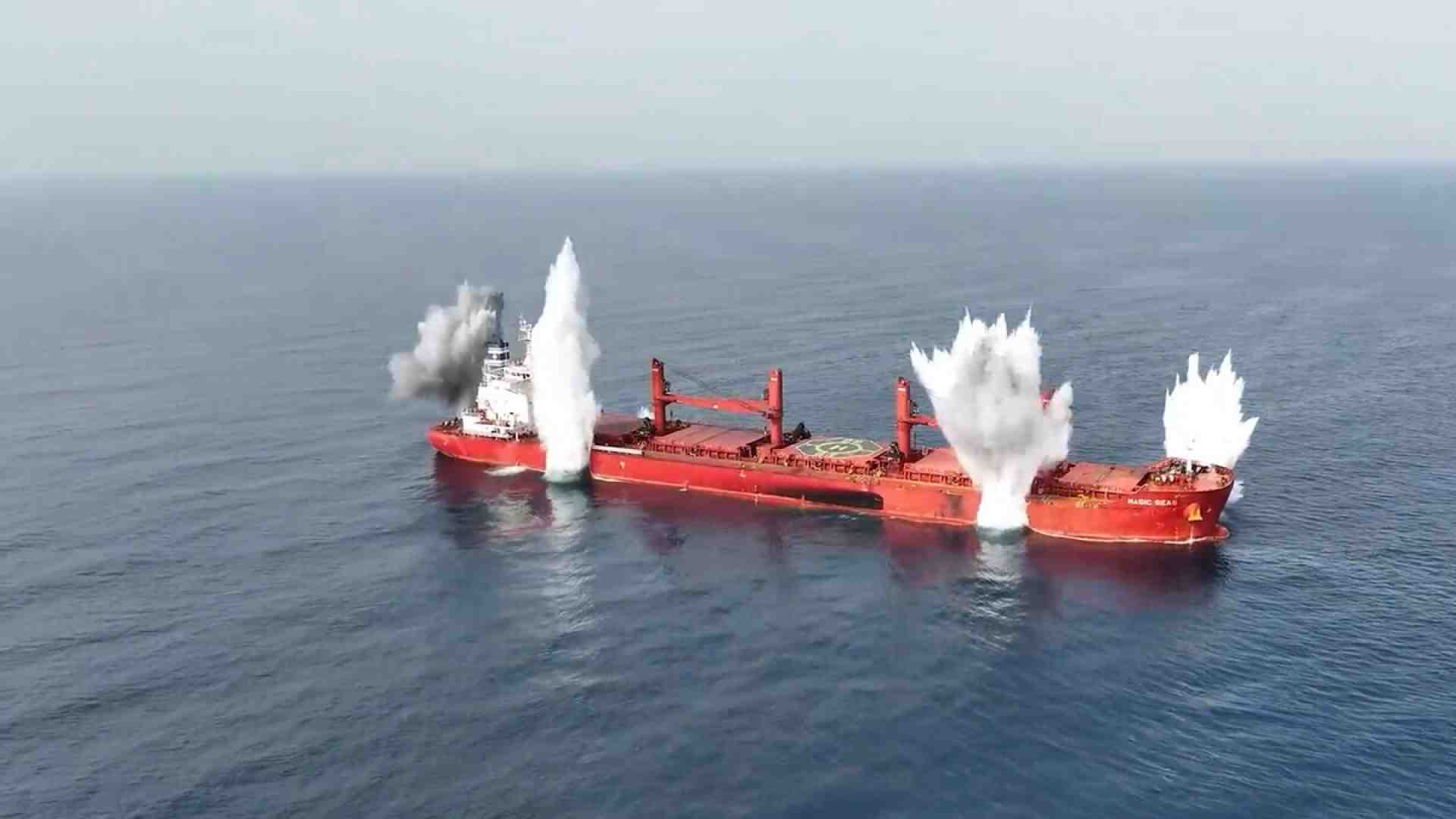Immagine di Aspides spuntata, con due sole navi contro i missili degli houthi