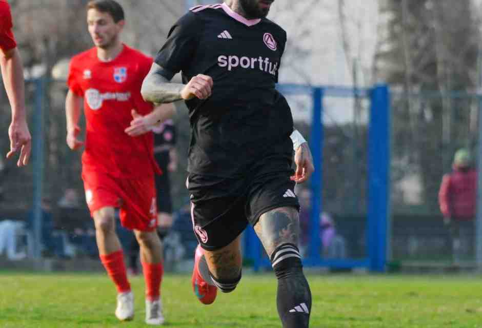 Jack Marangon, 33 anni il 14 luglio, &egrave; arrivato a quasi 150 gol in Serie D (foto Dolomiti Bellunesi Calcio)&nbsp;<br />