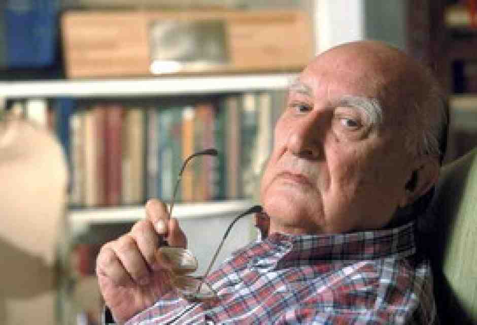 Andrea Camilleri, nato a Porto Empedocle, avrebbe compiuto cent&rsquo;anni il prossimo 6 settembre (foto Olycom)&nbsp;<br />