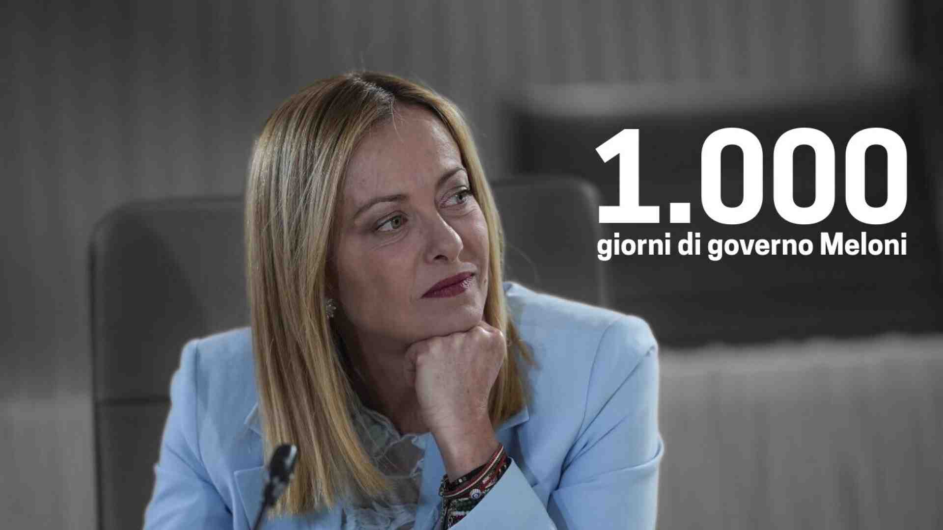 Immagine di Mille giorni di governo Meloni: bene il rapporto con l’Ue, male il riflesso identitario