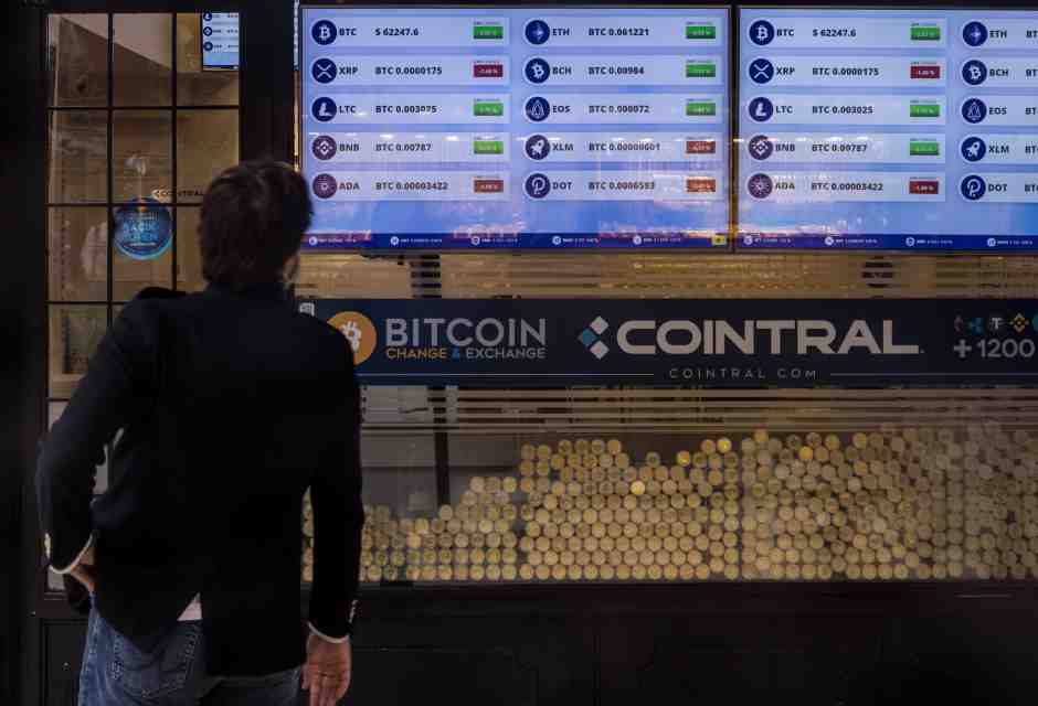 Uffici di Bitcoin a Istanbul (foto Getty)&nbsp;<br />
