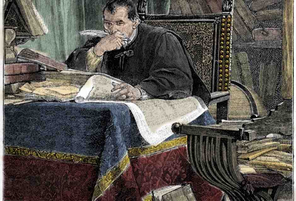 Nella lettera a Vettori, Machiavelli scrive di entrare &ldquo;nelle antique corti delli antiqui huomini, dove [&hellip;] io non mi vergogno parlare con loro&rdquo; (foto Getty)&nbsp;<br />