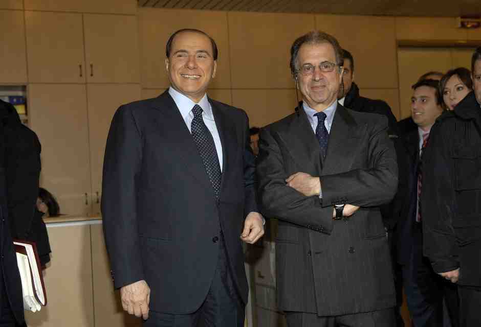 Silvio Berlusconi con Sandro Parenzo nel 2006 (foto Ansa)