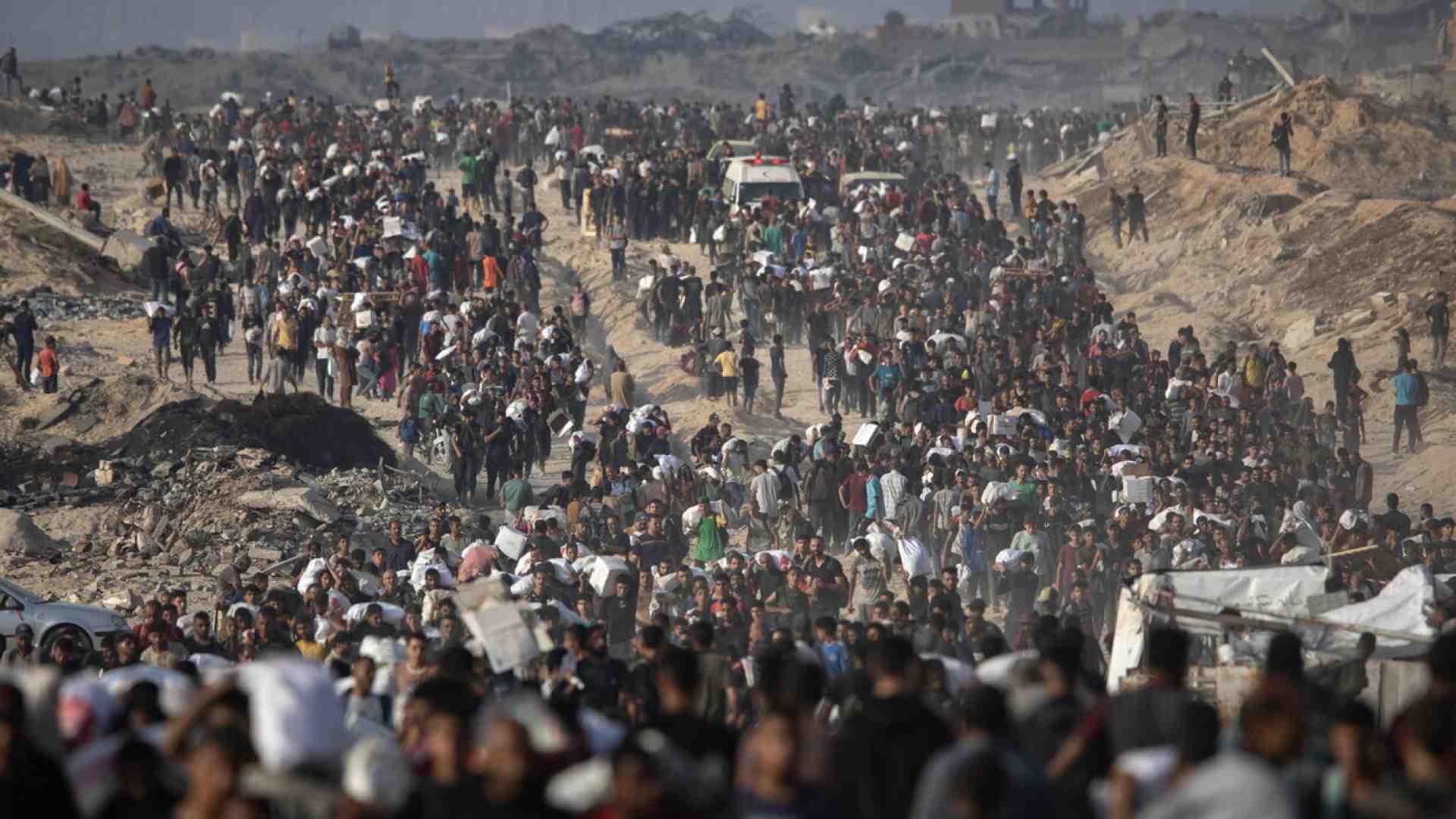 Immagine di Gaza ha fame e gli ostaggi non tornano