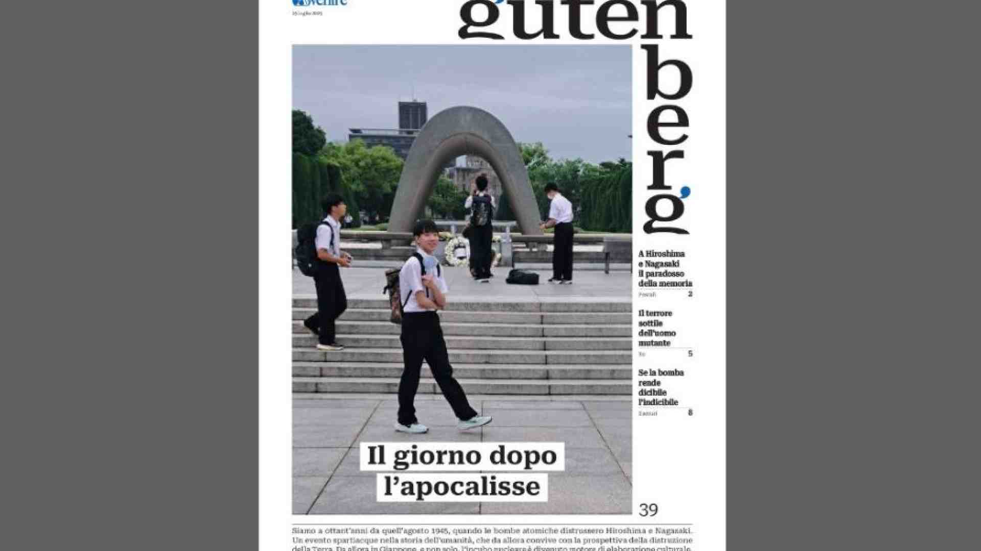 Immagine di Il 25 luglio "Gutenberg" esplora il giorno dopo l'apocalisse nucleare