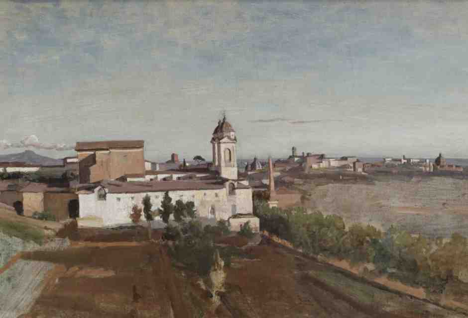 Jean-Baptiste Camille Corot, Trinit&agrave; dei Monti, 1825-1838, olio su tela