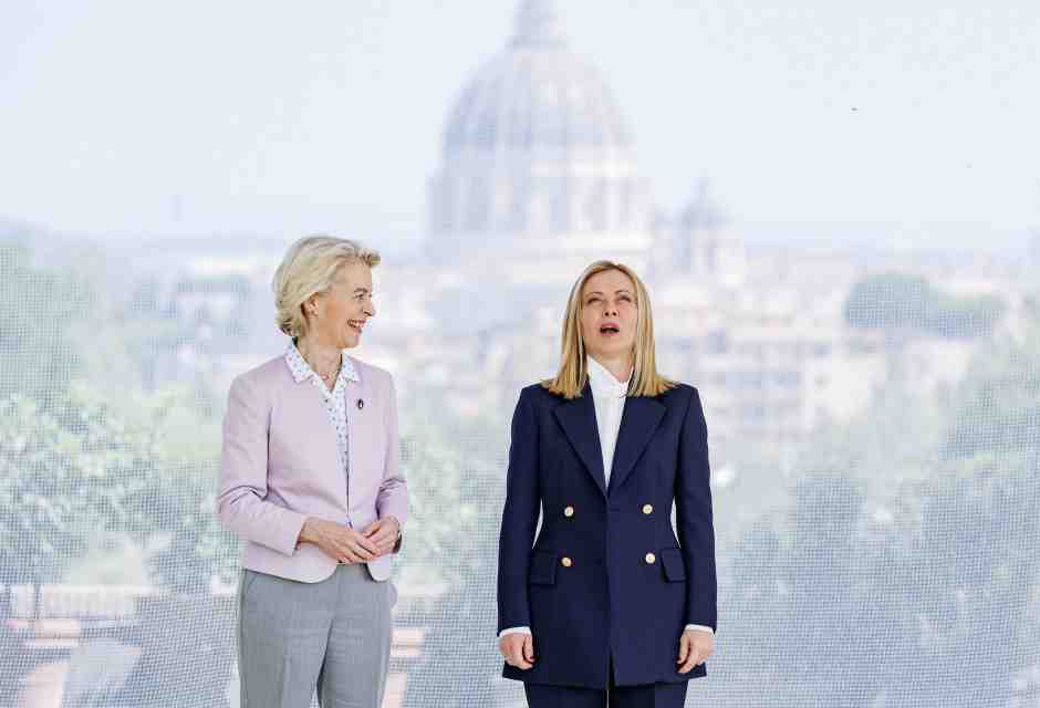 Dazi, Meloni a von der Leyen: "Dalla Ue aiuti alle imprese senza toccare il Pnrr". E cerca l'asse con Merz