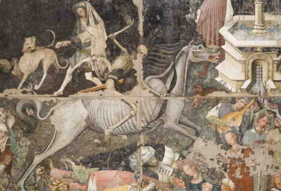 Risalente alla met&agrave; del Quattrocento, il &ldquo;Trionfo della Morte&rdquo; fu voluto da Alfonso il Magnanimo per decorare un ospedale pubblico&nbsp;<br />