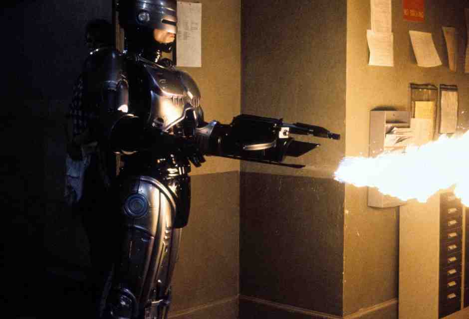Una scena dal film &ldquo;Robocop 3&rdquo; di Irvin Kershner, 1993 (foto Getty)&nbsp;<br />