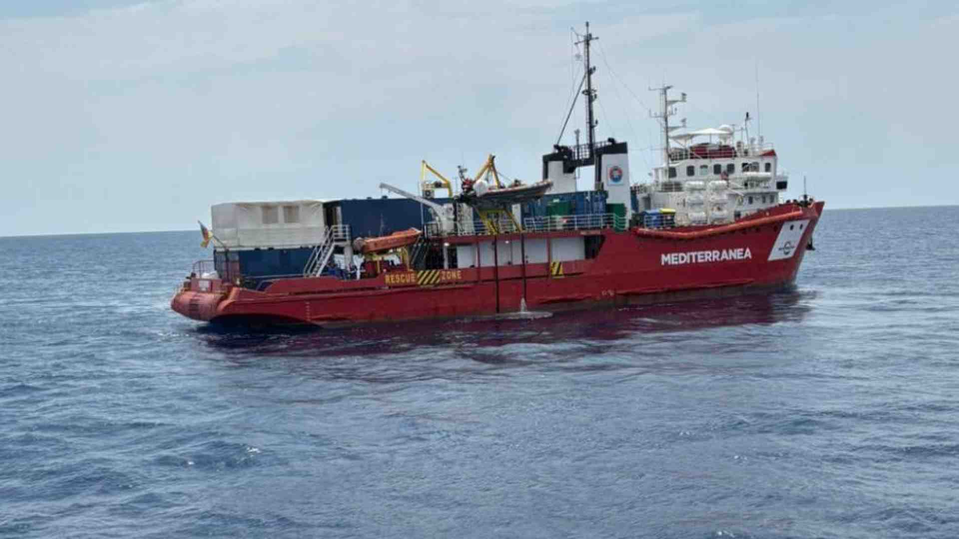 Immagine di Mediterranea ha inaugurato una nuova nave per i soccorsi in mare