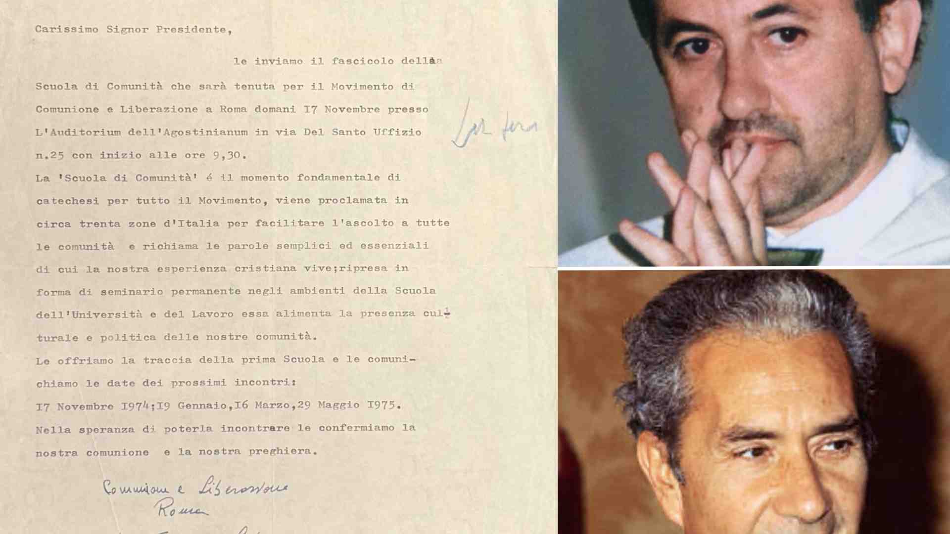 Immagine di Don Latronico, Moro e Cl: in una lettera l'invito a scuola di comunità