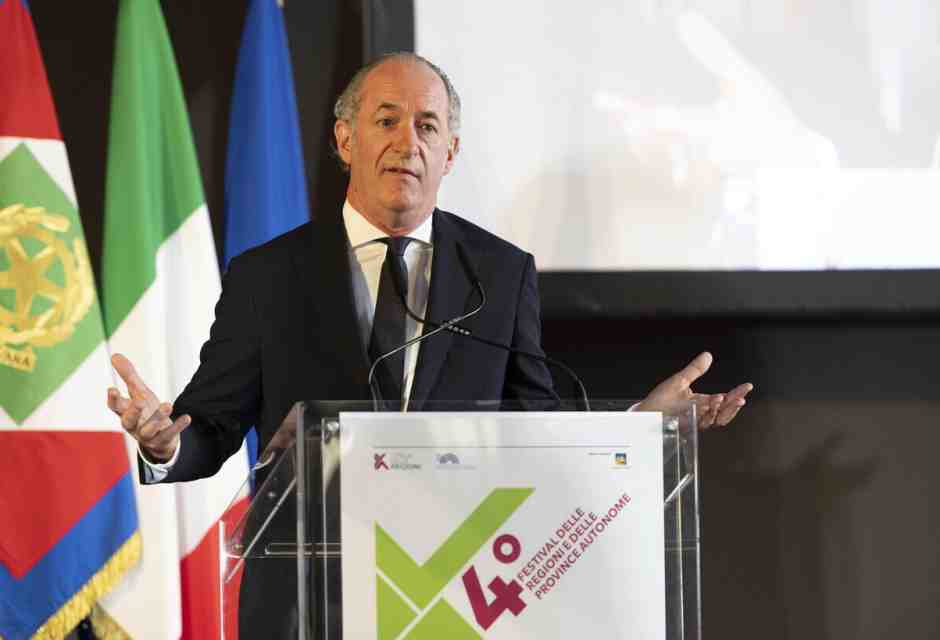 Zaia: “Senza affrontare la ‘questione settentrionale’ l’Italia fallisce. Serve l’autonomia differenziata”