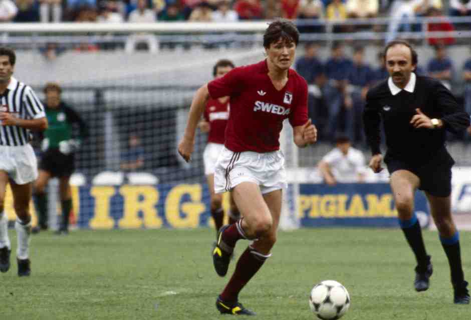 Aldo Serena nel 1984 (foto LaPresse)