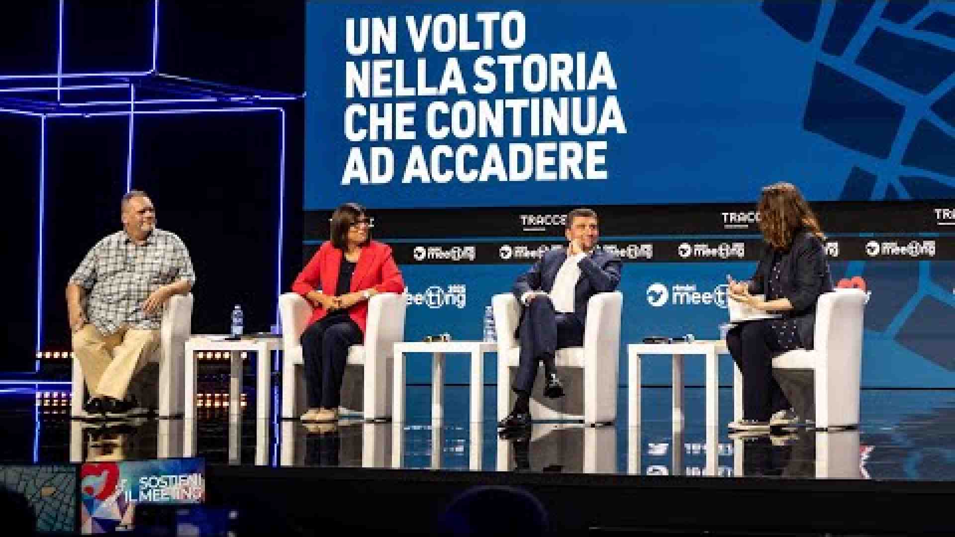 Immagine di Live dal Meeting 2025: un volto nella storia che continua ad accadere