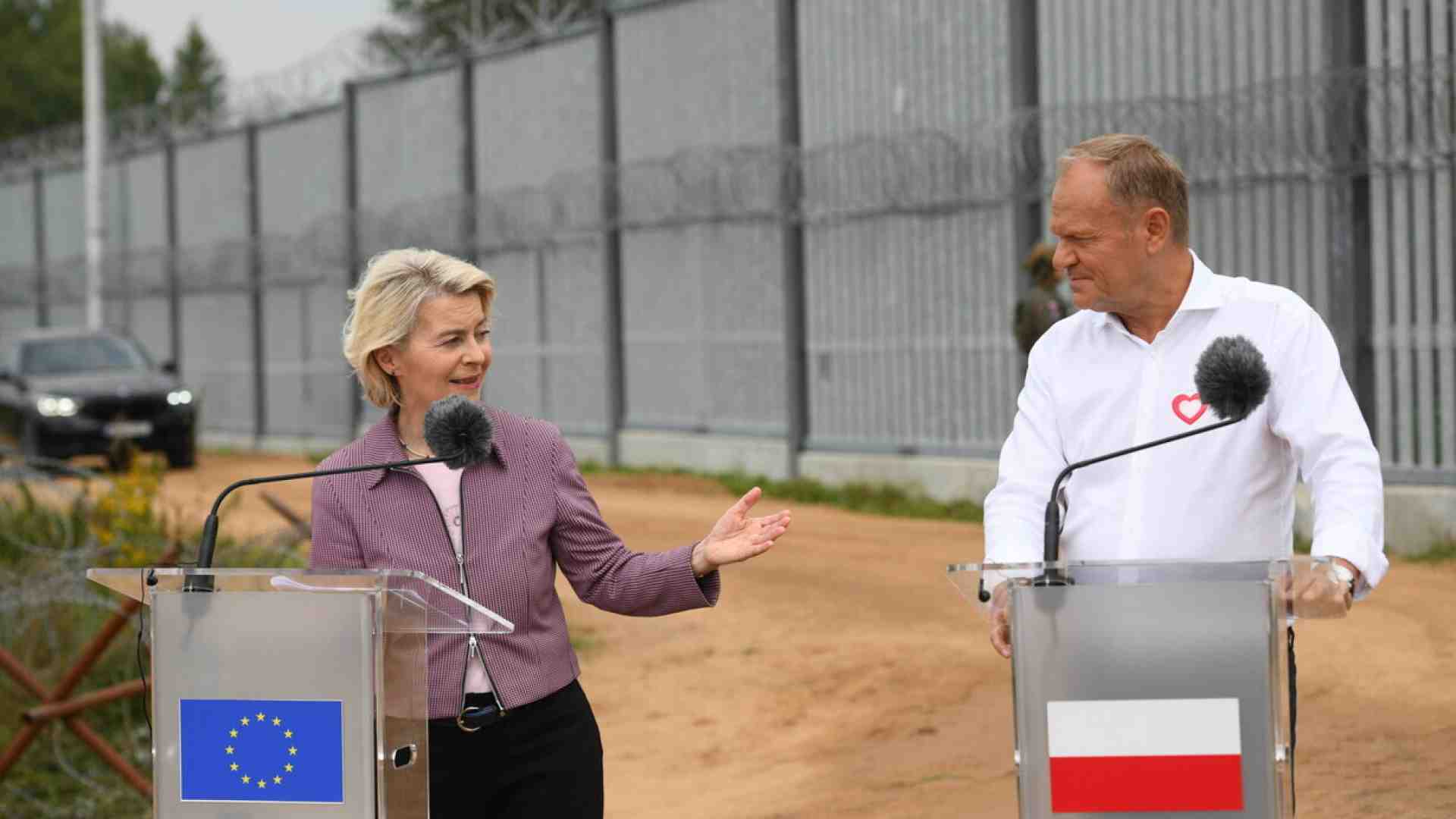 Immagine di Von der Leyen oggetto di minacce russe