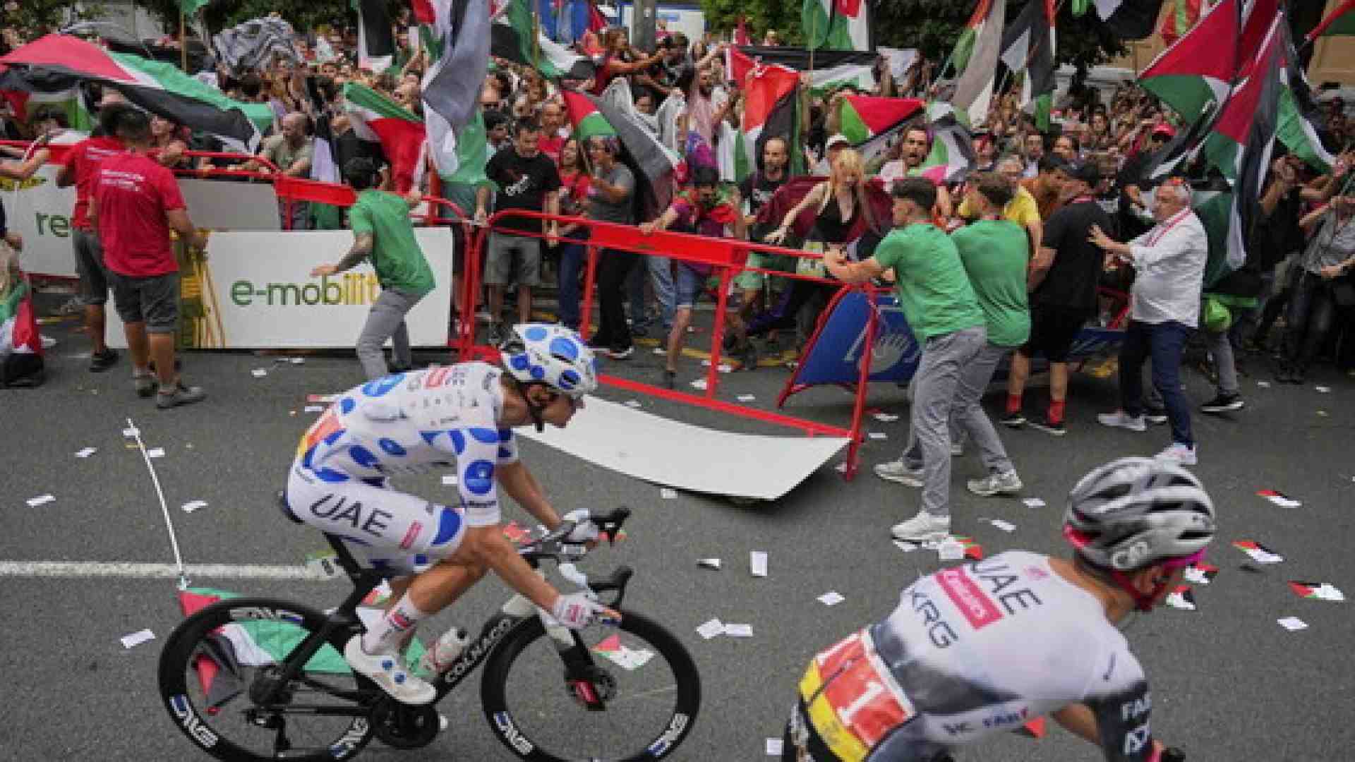 Immagine di La sconsideratezza dei manifestanti pro Pal alla Vuelta 2025